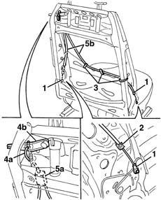 Backrest folding control CABLE/ROD - R.R.