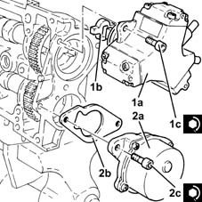 Single cylinder head, removed - overhaul